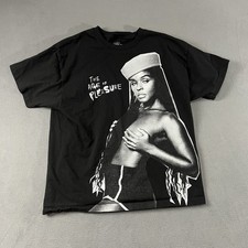 Janelle Monae The Age Of Pleasure Tour Shirt Mens Size XL Black Double Sided picture