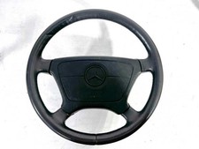 92-99 Mercedes R129 W124 W140 W201 Leather Steering Wheel 400mm 1404602303 OEM picture