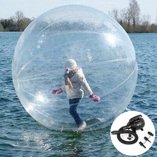 Uimoso 2m Water Walking Ball Inflatable PVC Tizip zippe Roll Ball W/ Blower picture