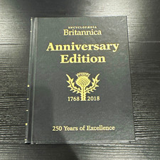 Encyclopaedia Britannica Anniversary Edition Special Edition Hardcover 1768-2018 picture