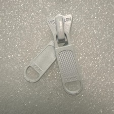 YKK #5 Vislon Continuous Zipper Chain White Molded Teeth by the Yard Marine DIY picture