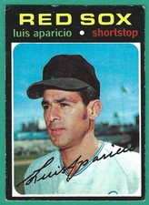 1971 Topps #740 Luis Aparicio - Boston Red Sox - Short Print - VG picture