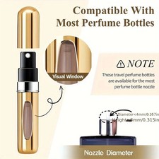 Mini Refillable Perfume Atomizer Aluminum, Travel Perfume Atomizer 5ml, Portable picture