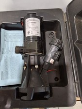 FLOJET PORTABLE RV WASTE PUMP MACERATOR 18555000 12-V IN GREAT USED CONDITION picture