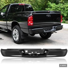 Steel Rear Step Bumper Assembly Compatible with 2002-2008 Dodge Ram 1500, 2003 picture