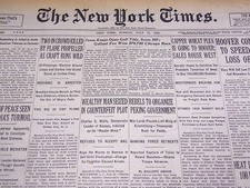 1930 JULY 13 NEW YORK TIMES - JONES KEEPS OPEN GOLF TITLE, SCORE 287 - NT 1651 picture
