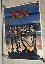 Vintage 1976 KISS Destroyer Poster Aucoin Lithograph 33”x22” picture