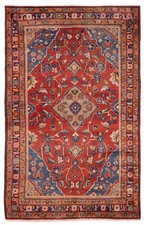 Traditional Vintage Hand-Knotted Area Rug 4'4
