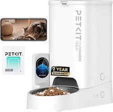 Automatic Cat Feeder with Camera, 1080P HD Video with Night Vision( opened box) picture
