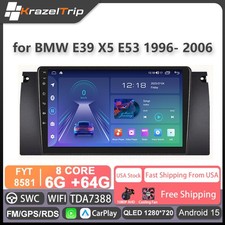 Car Radio for BMW E39 X5 E53 1996- 2006 Android Audio Stereo CarPlay 64G FM GPS picture