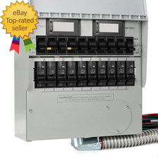 Generator Transfer Switch,50A Pro/Tran2 10-Circuit 2 Manual Transfer Switch,Mark picture