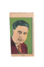 1919 W500 Cut Strip Card Slanted Name Reversed ©  no# Geo. Walsh Green Backgroud picture