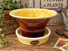Rare  vintage norwood pottery planter With Saucer Morton IL picture