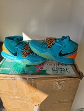 NIKE KYRIE 6 AQUA ORACLE ORANGE SIZE 11.5 picture