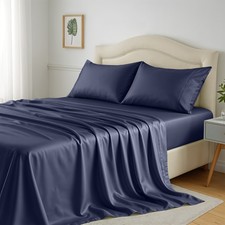 4PC 100% Bamboo Viscose Sheet Set Cooling Deep Pocket 16