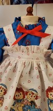 Raggedy Ann Doll Dress For A 18 Inch Doll Comes With Dress Apron And Bloomers picture