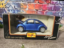 Vntg 1998 Maisto Special Edition 1998 Volkswagen New Beetle 1:25 Diecast Car picture