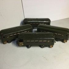 Lionel Vintage Prewar Standard Gauge Passenger  Cars  FOUR picture