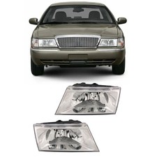 For 2003-2005 Mercury Grand Marquis Headlight Driver & Passenger Pair picture