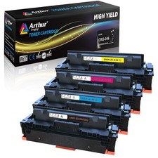 Arthur Imaging Compatible Toner Cartridge for Canon 046 046H 4-Pack CMYK picture