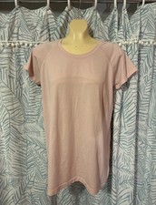Lululemon Women’s Pink Size unknown Crew Neck Raglan Stretch Training Run Tee picture