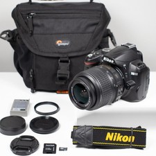 Nikon D3000 Digital SLR Camera w/18-55mm Lens *LOW Shutter #4019**TESTED WORKS* picture