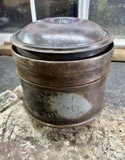 1947 - 1949 PONTIAC “AC DELCO” 2 BARREL OIL BATH AIR CLEANER (OEM USED SET) A+ picture