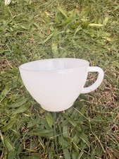 Vintage Hazel Atlas Ovide Milk Glass Tea Coffee Cup picture