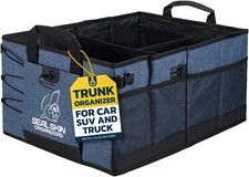 XXL Car Trunk Organizer SUV Trunk Collapsible Cargo Storage Fold Box picture