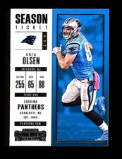 2017 Panini Contenders Season Ticket #6 Greg Olsen Carolina Panthers QTY picture