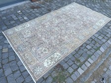 Turkish Vintage Rug, Handmade Wool Rug, Bohemian Large Rug, 4,8 x 8,3 ft picture