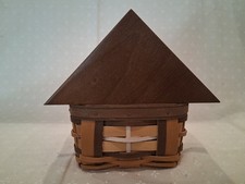 LONGABERGER Village House Basket w/ plastic protector picture