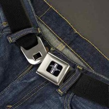 Official FORD MUSTANG Logo seatbelt Seat Belt and Buckle combo BUCKLE-DOWN picture