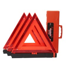 DOT Approved Safety Triangles for Vehicles - 3 Pack Emergency Reflectors picture