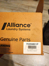 Alliance Laundry Systems 70359801P Dryer Blower Wheel Assembly Black Plastic picture