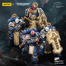 JOYTOY Warhammer 40K 1/18 Ultramarines Titus with Laurels of Victory 4PCS picture