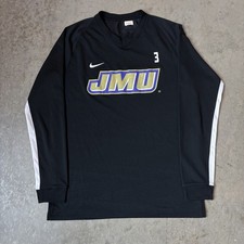 Nike Dri-Fit James Madison Dukes Player Issue Long Sleeve Shirt Soccer Large picture