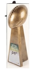 Brett Favre Green Bay Packer AUTOGRAPHED 1996 Super Bowl Champs HOF (15”) Trophy picture