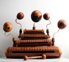 Vietnamese Percussion Instruments Handmade Vintage Wooden Musical Instrument picture
