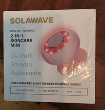 Solawave 2-In-1 Skincare Red And Infrared Light Therapy Compact New Sealed picture