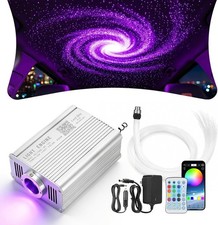Fiber Optic Star Ceiling Light Kit 1000pcs Starlight 9.8ft RGB App Control picture