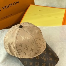 LLouisV - Monogram Patchwork Baseball Cap - Beige Brown - NEW picture