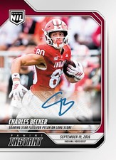 2026 Panini Instant NIL /25 AUTO Charlie Becker Charles 3-CBE Indiana RC PRESALE picture
