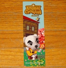 Vtg 2002 Nintendo Gamecube ANIMAL CROSSING Ad~Promo BOOKMARK~TOTAKEKE~KK SLIDER picture