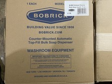 Bobrick B-858 Polished Chrome Liquid Counter Automatic Soap Dispenser NEW picture
