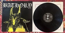 Bathory Yellow Goat Original First Press 1984 Black Mark Vinyl LP RARE picture