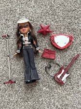 Vintage 2005 Original Bratz Rock Angelz Yasmin Doll Set with Accessories picture