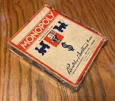 Parker Brothers Monopoly 1935 Vintage Antique Board Game Complete Rare picture