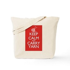CafePress Keep Calm And Carry Yarn Tote Bag (544030251) picture