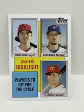 2020 TOPPS TBT SET #3 1984 TOPPS 2019 HIGHLIGHTS - Ohtani picture